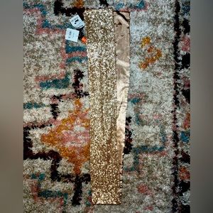 Gold Sequin Scarf